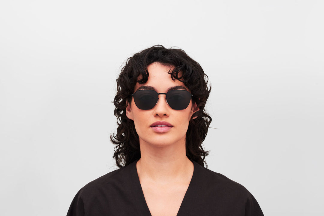 Mykita Anders Jet Black 152 54 Unisex Güneş Gözlüğü