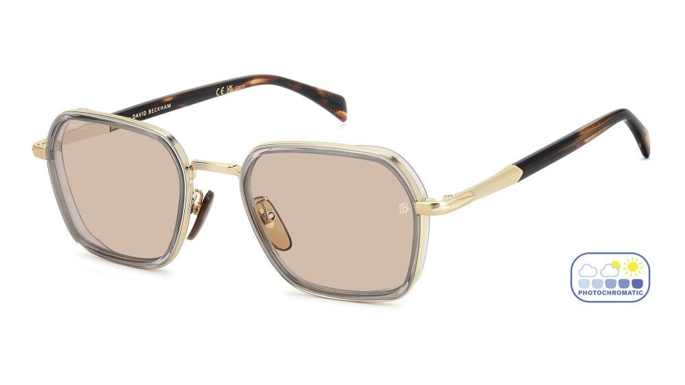 David Beckham DB 1194/G/S 2F7 Gold Grey Unisex Güneş Gözlüğü