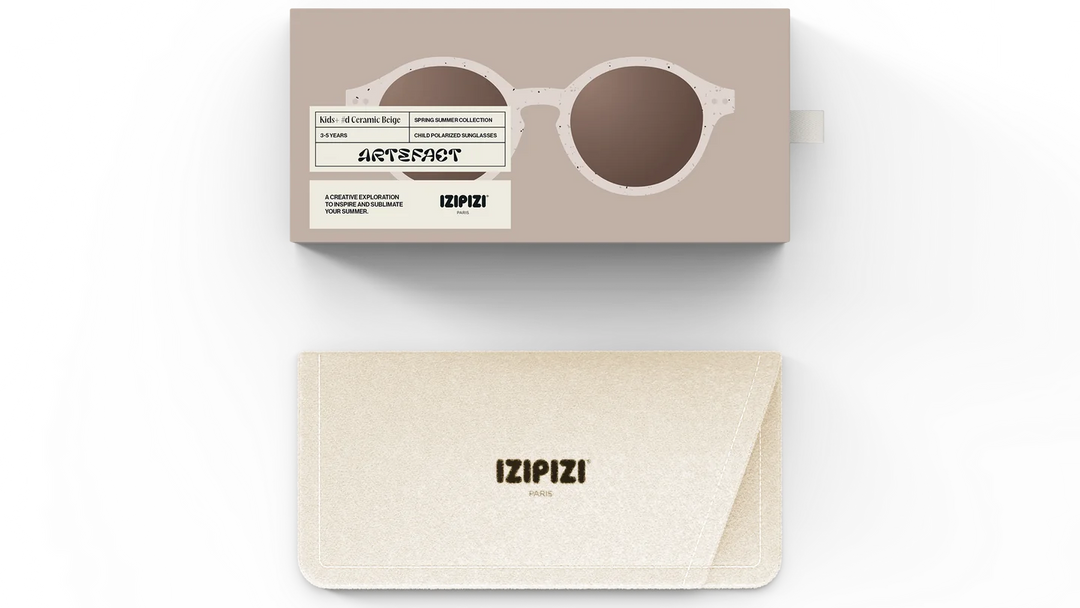 Izipizi Kids+ #D Ceramic Beige Güneş Gözlüğü (3-5 Yaş)