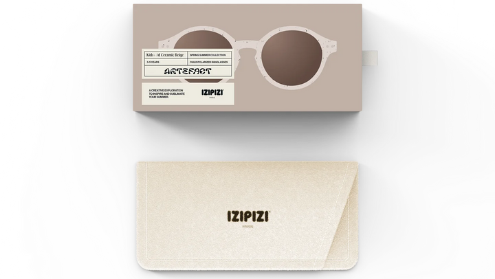 Izipizi Kids+ #D Ceramic Beige Güneş Gözlüğü (3-5 Yaş)