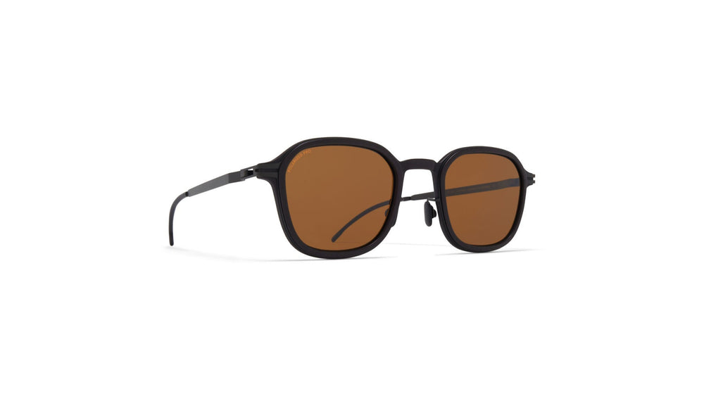Mykita Mylon Fir Mh6 Pitch Black/Black 47 Unisex Güneş Gözlüğü Yan Görünüm