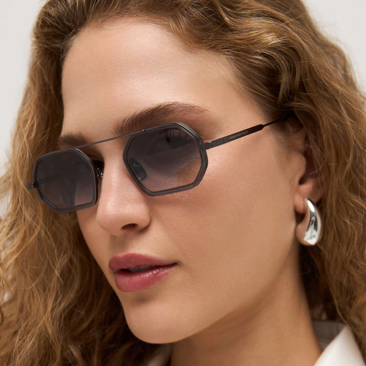 Vanity Effect Grant Sun Dark Gunmetal / Dark Grey Güneş Gözlüğü