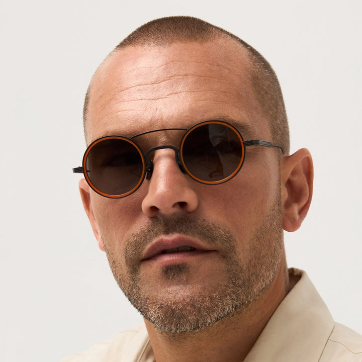 Vanity Effect Lucas-2 Sun Matte Black/orange Güneş Gözlüğü